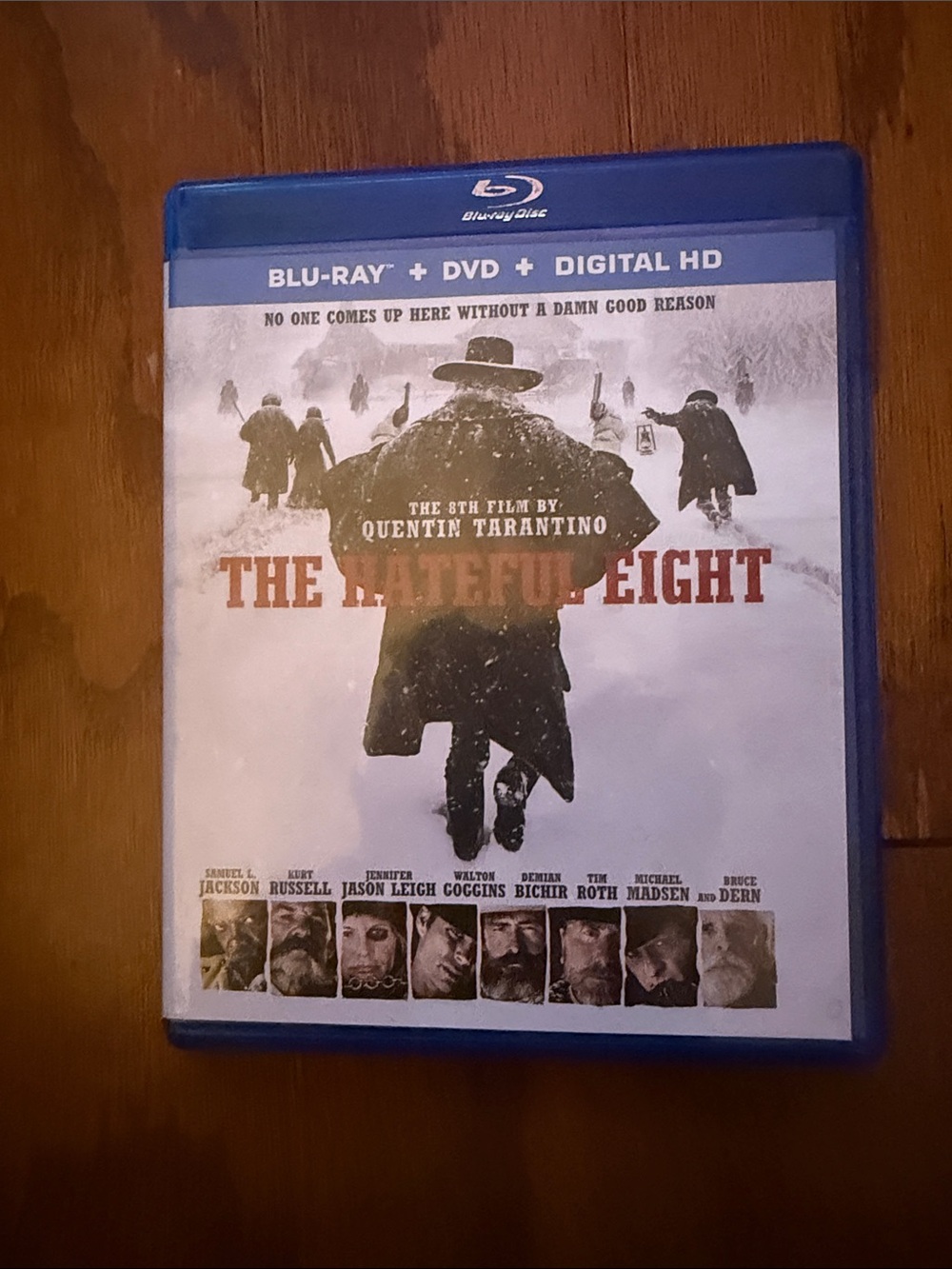 The Hateful Eight Blu-ray DVD 2-Disc Quentin Tarantino Samuel L Jackson